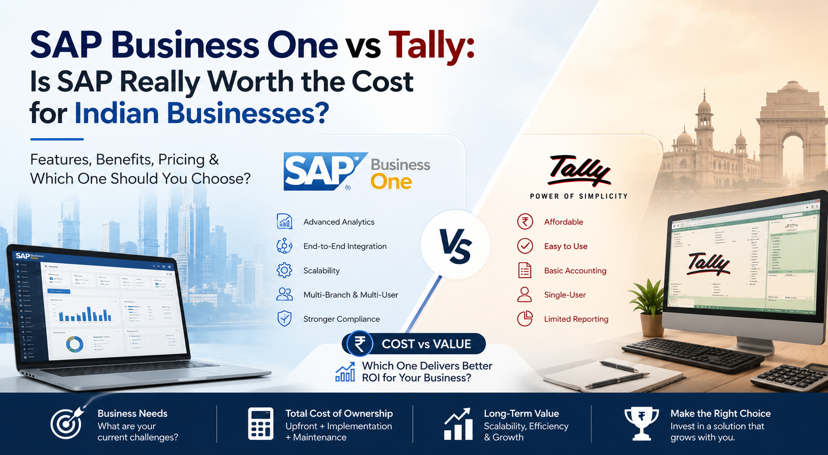 SAP Business One vs Tally comparison